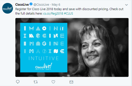 How events trend on Twitter - CiscoLive