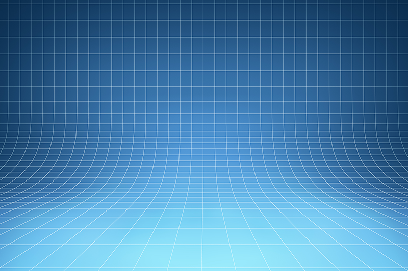 Blue grid matrix.