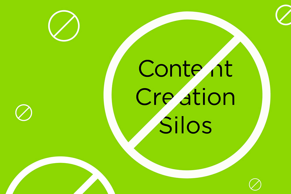 content creation silos graphic