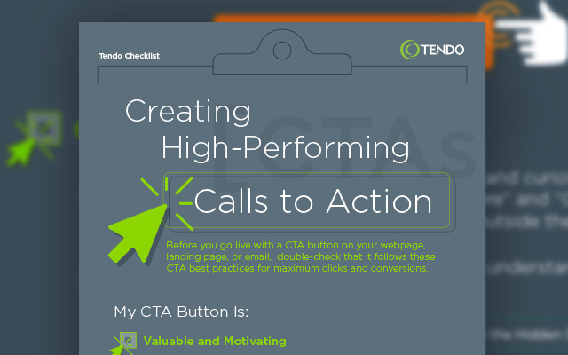 Tendo Creating High-Performing Calls to Action Cover