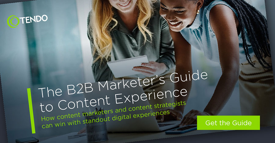 What is content experience? find out in the B2B Marketer's Guide to Content Experience