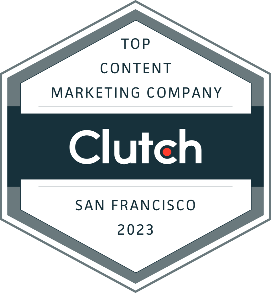 Top Content Marketing Company 2023 from Clutch
